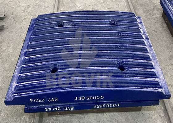 C12 고정 턱판 J2950000 스윙 턱판 J2960000 Mn13Cr2 Mn18Cr2 Mn22Cr2