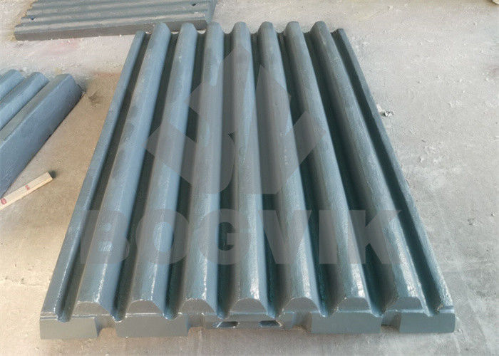 Mn18Cr2 JM1208 턱 분쇄기 고정 턱 판 4000425.001과 스윙 자우스 4000420.001